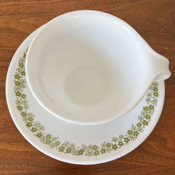 Corelle "Spring Blossom" (Crazy Daisy) Cup and Saucer | Hook Handle Mug Vintage - Picture 2 of 10